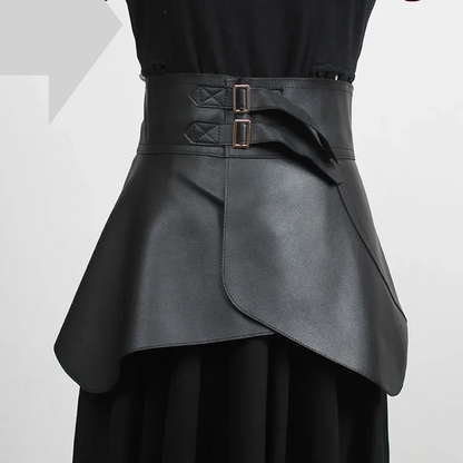 Pu Leather Wide Belt