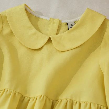 Linen Doll Collar Baby Princess Dress