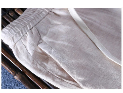 100% Pure Linen Pants