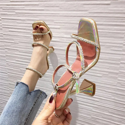 Ankle Buckle Strap Open Toe Women Sandals