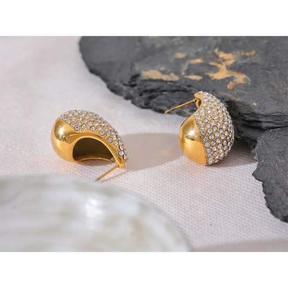 Water Drop Stud Earrings 
 Premium Jewelry