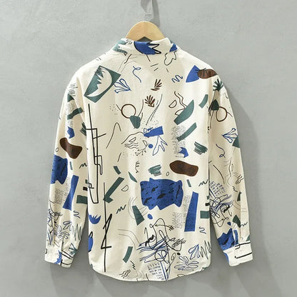 New Fashion Printed Cotton Shirt