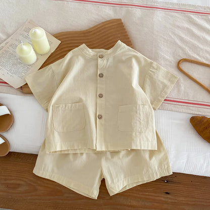 Set Casual Boys Suit  Short Sleeve Clothes