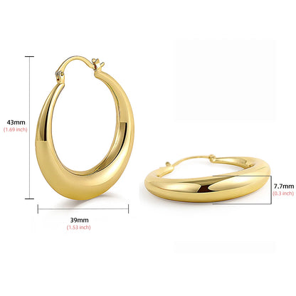 Gold Plated Earrings Retro  Earring