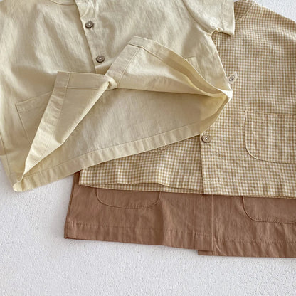 Set Casual Boys Suit  Short Sleeve Clothes