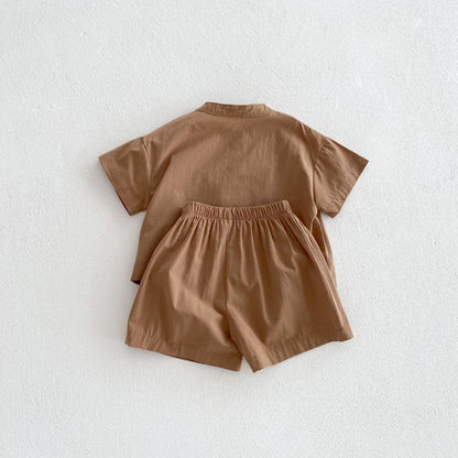 Set Casual Boys Suit  Short Sleeve Clothes