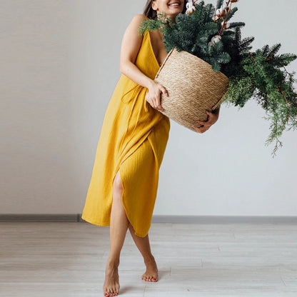 100% Cotton Crepe Gauze  Dresses