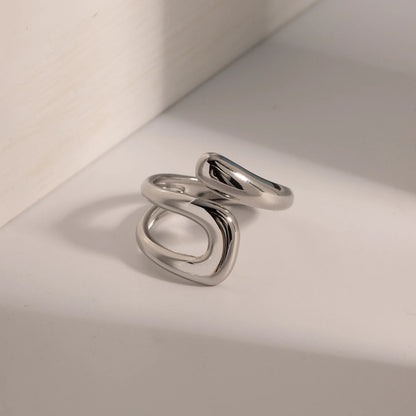 Stainless Steel Geometric  
Ring  Waterproof