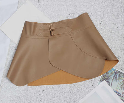Pu Leather Wide Belt