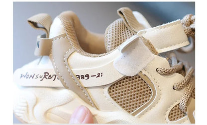 Shoe 2024 Mesh Breathable Toddlers School Running Sneakers Fashion Non-slip Kids
