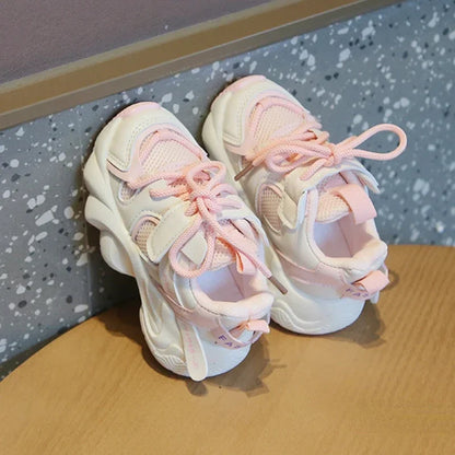 Shoe 2024 Mesh Breathable Toddlers School Running Sneakers Fashion Non-slip Kids