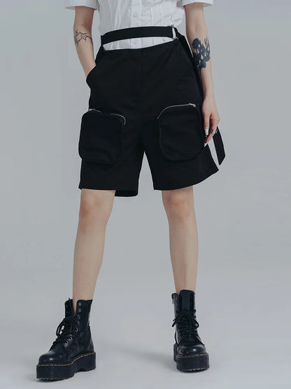 Waist Pocket Casual Knee
 Length Trousers New