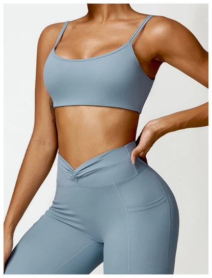 2PCS Women Tracksuit Yoga Set