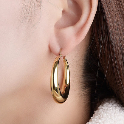 Gold Plated Earrings Retro  Earring