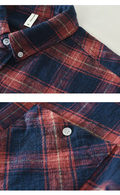 Pure Cotton Casual Loose Soft Streetwear Shirt
