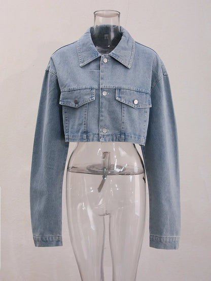 Big Size Denim  Suit New