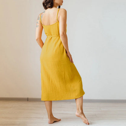 100% Cotton Crepe Gauze  Dresses