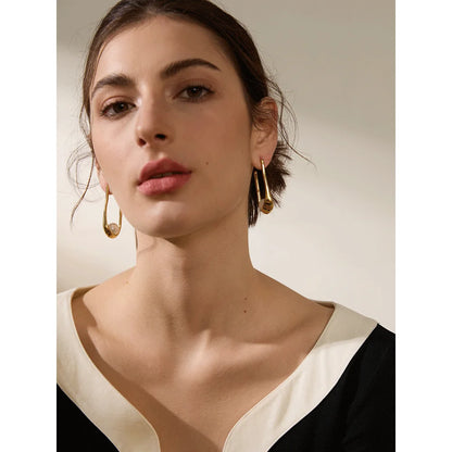 Minimalist  Round Earrings