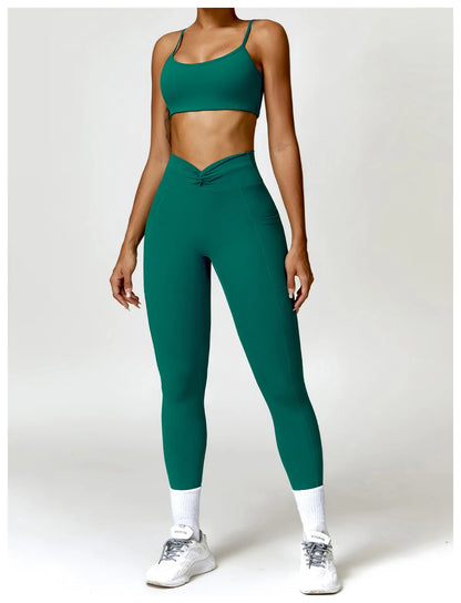 2PCS Women Tracksuit Yoga Set