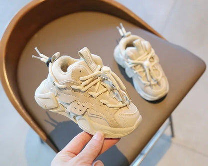 Plush Children Chunky Sneakers Waterproof  Sports Shoes Comfortale Arch Support Girls Running Child Footwear