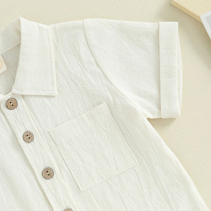 Boy Girls Summer Linen Set