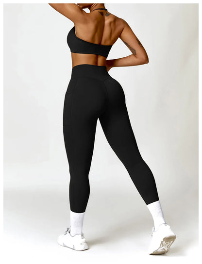 2PCS Women Tracksuit Yoga Set