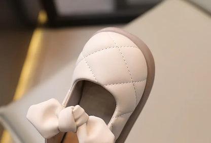 Princess Leather Shoes Soft Sewing Cute Children Shoes