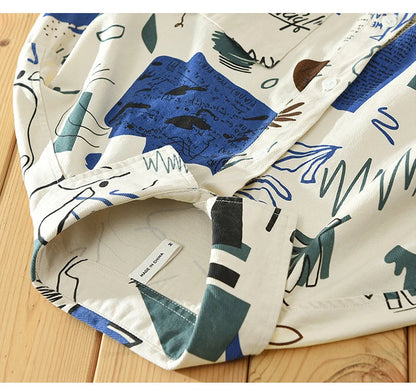 New Fashion Printed Cotton Shirt