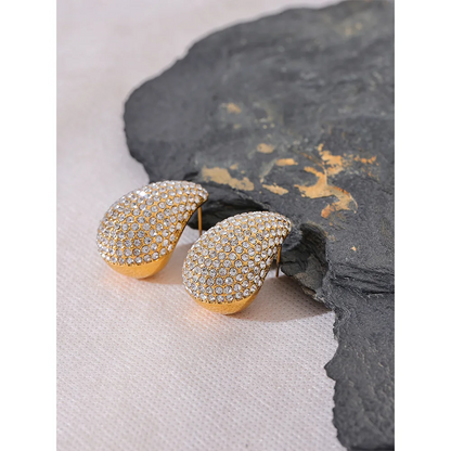 Water Drop Stud Earrings 
 Premium Jewelry