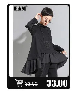 Denim Color-block Blazer New Lapel Long Sleeve Loose Fit Jacket