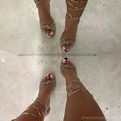 New Fashion Concise Square Open Toe