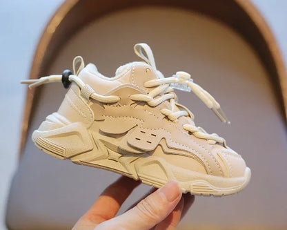 Plush Children Chunky Sneakers Waterproof  Sports Shoes Comfortale Arch Support Girls Running Child Footwear