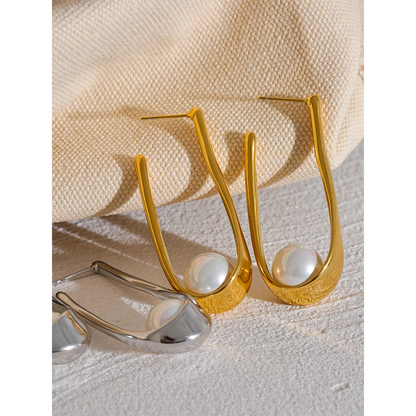 Minimalist  Round Earrings