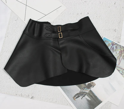 Pu Leather Wide Belt