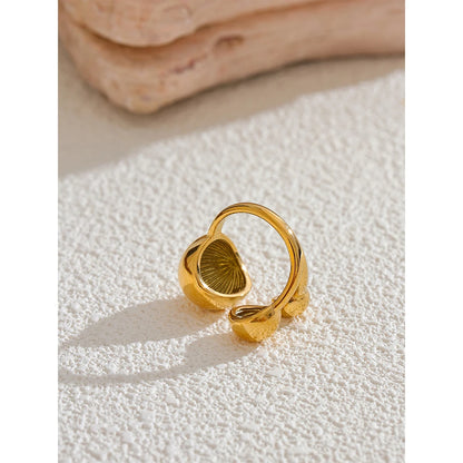 Ball Hollow Golden Ring 
Stain Less  Waterproof