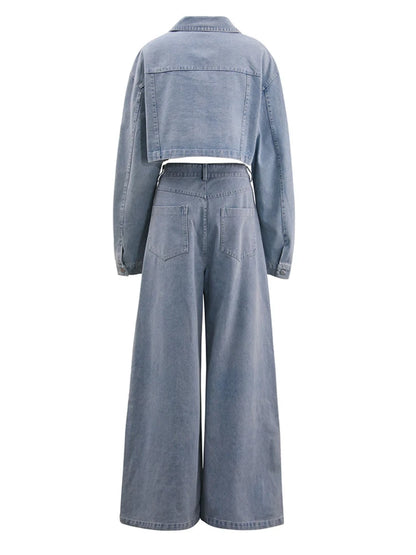 Big Size Denim  Suit New
