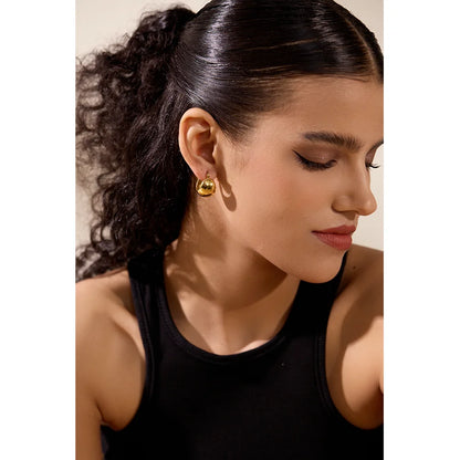 Stainless Steel 
 Earrings  Gold Jewelry