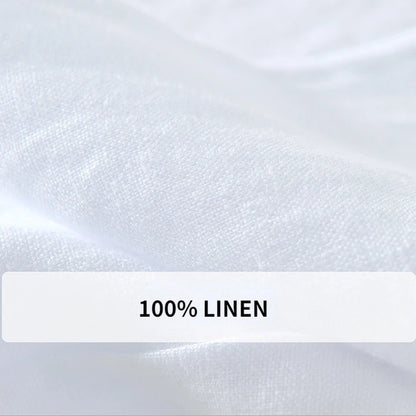 Spring Summer New Pure Color 100% Linen Pants Men Clothing Casual Simple Oversize Trousers B8236