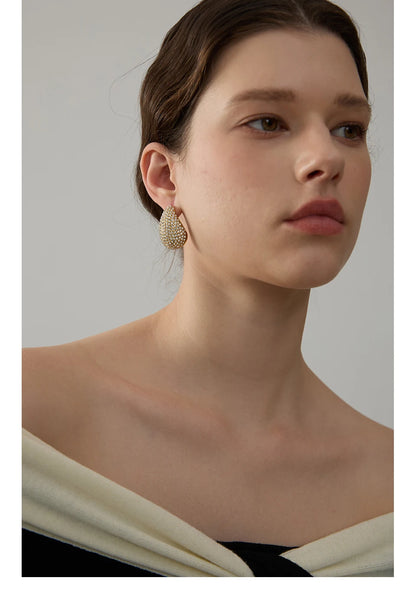 Water Drop Stud Earrings 
 Premium Jewelry