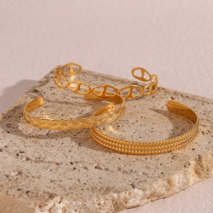 l Open Cuff Bangles Bracelets