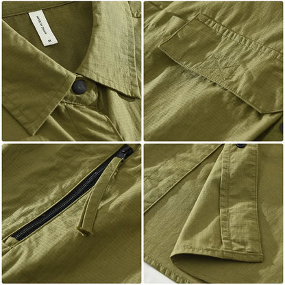 2024  New Simple Cargo 
Short Sleeve Shirts