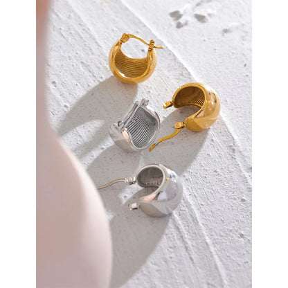 Stainless Steel 
 Earrings  Gold Jewelry