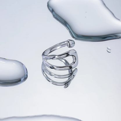 Stainless Steel Geometric  
Ring  Waterproof