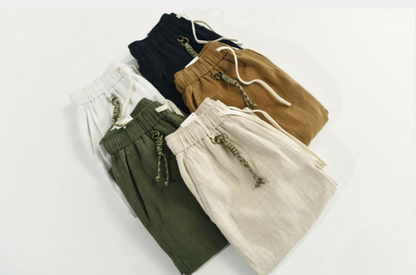 New Cotton Linen Casual Pants for Men Clothing Thin Streetwear Oversize Men Trousers